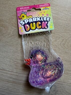 NEW Viral Sparklee Duck Purple Glitter
